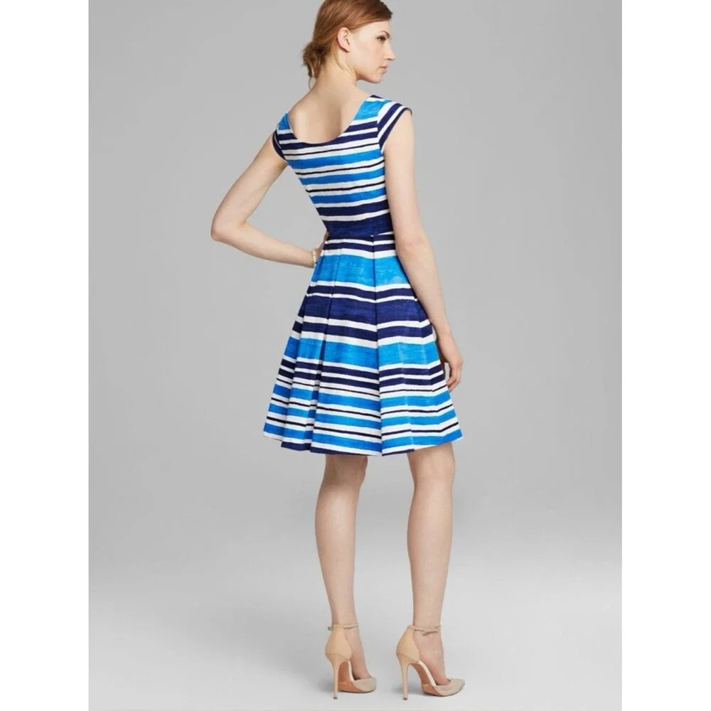 Kate Spade Mariella Blue Striped Dress Size 4